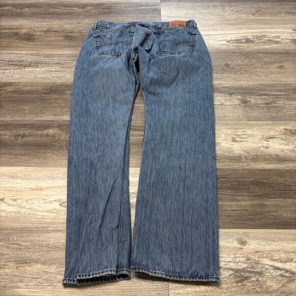 Levi's 501XX Red Tab  Blue Mens 34x31 Straight Leg Button Fly Mid Wash‎ Jeans - Picture 3 of 12